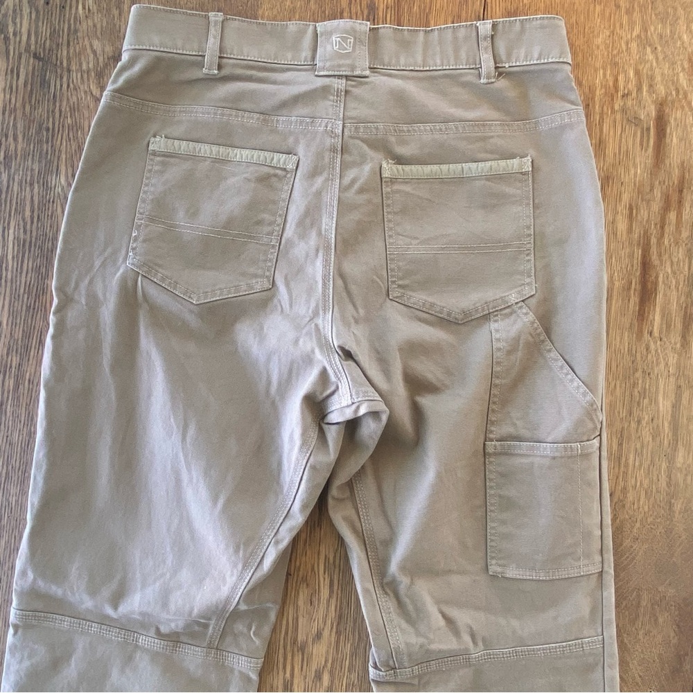 Noble Outfitters Women’s Carpenter Tan Cargo Work Pants - Picture 8 of 10